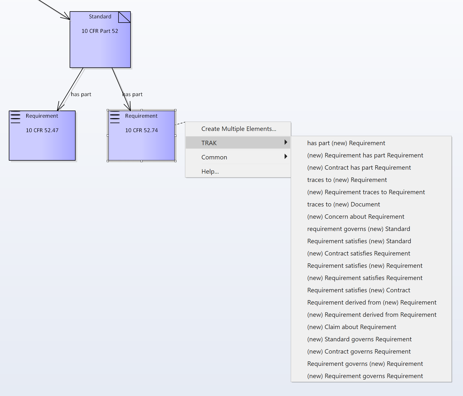 Context-sensitive Suggestion of Relationships